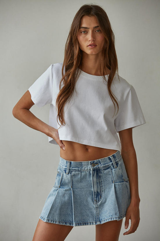 By Together Everyday Crop Tee White