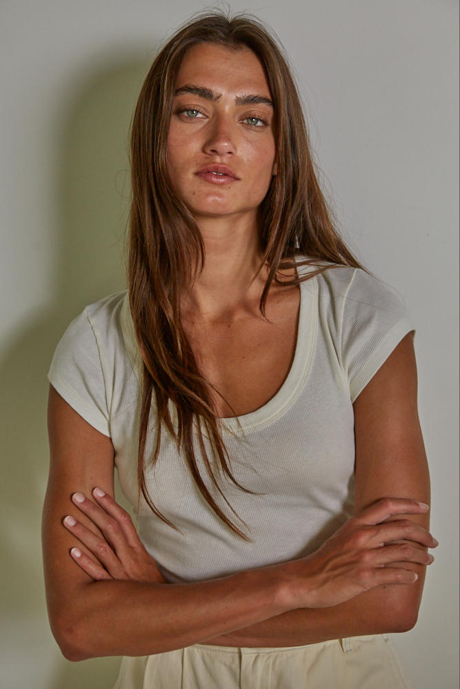 By Together Becca Knit Top Off White