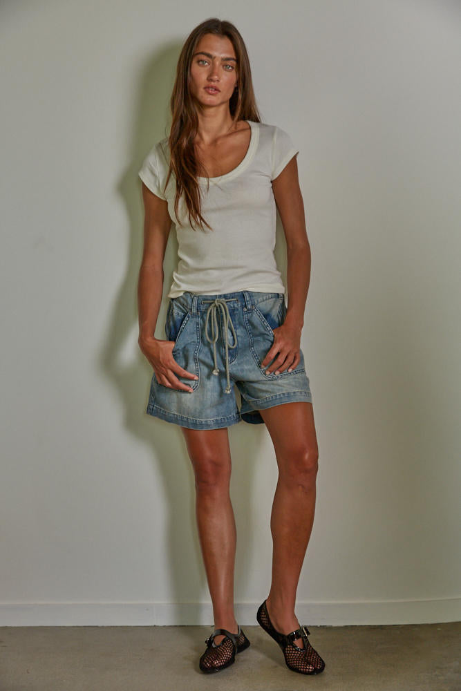 By Together Becca Knit Top Off White