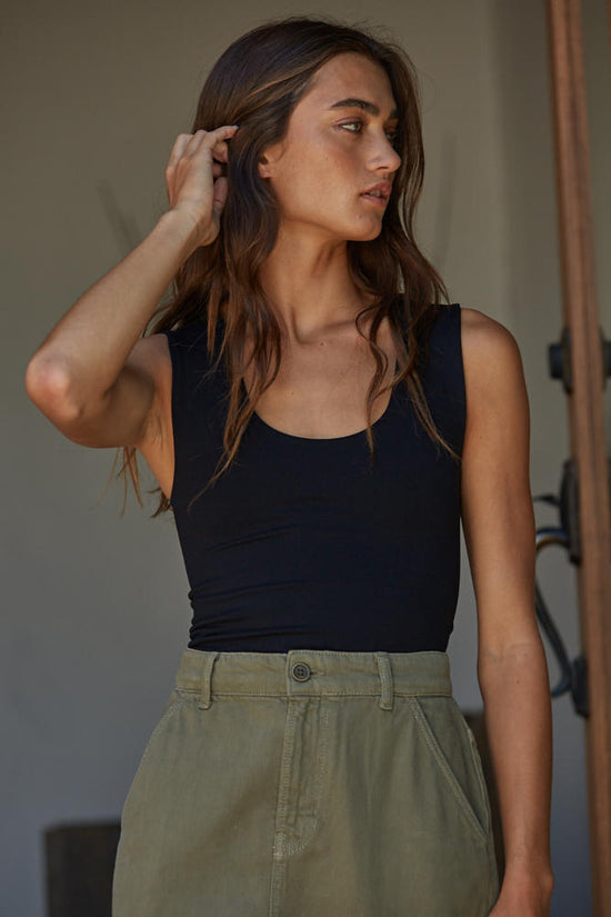 By Together Double Layer Full Length Tank Top