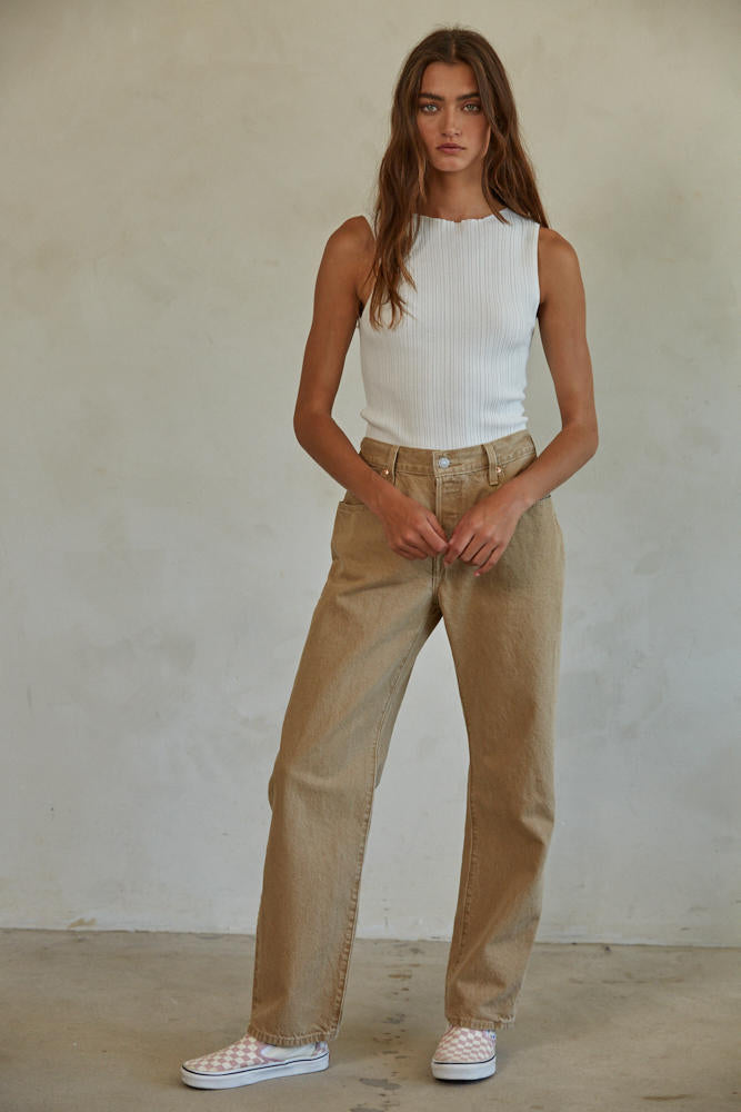 By Together My Way Out Tank White