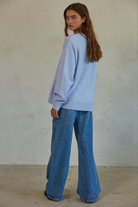 By Together Desiree Pullover Sweater Sky Blue look