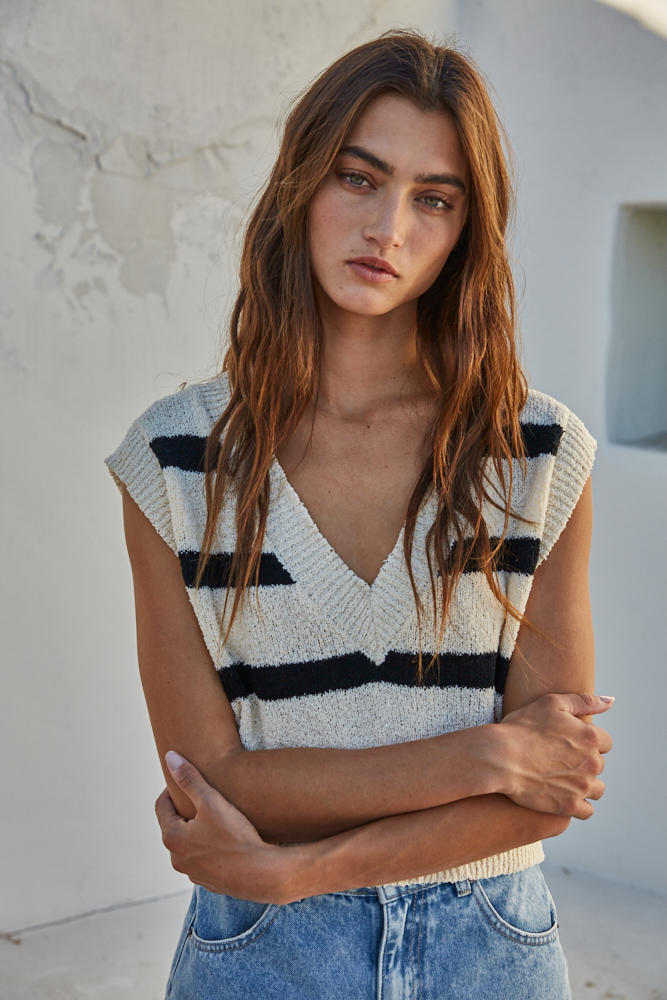 By Together Newcomer Stripe Vest Top