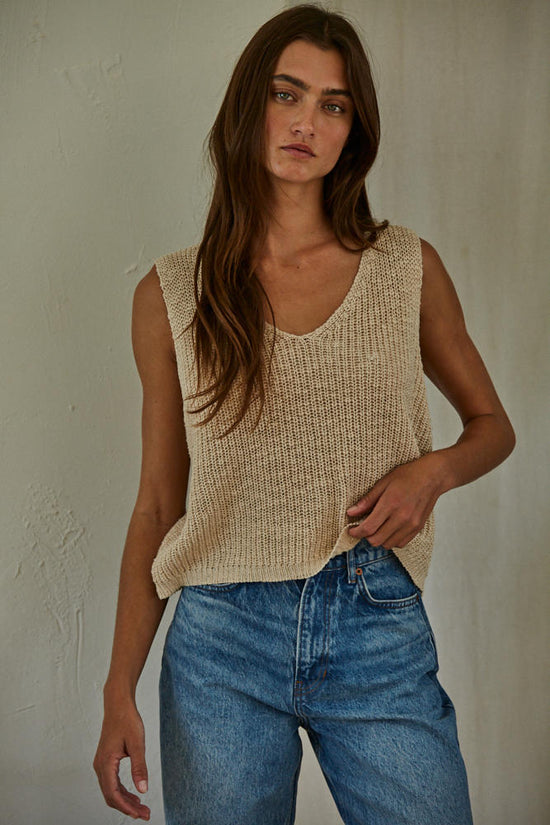 By Together Allende Vest Top Sand