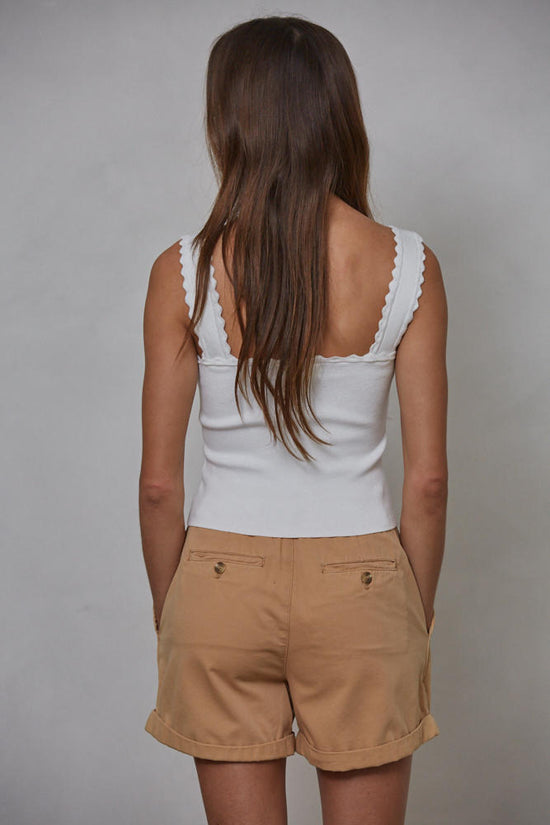 By Together Come Around Tank Sweater Off White