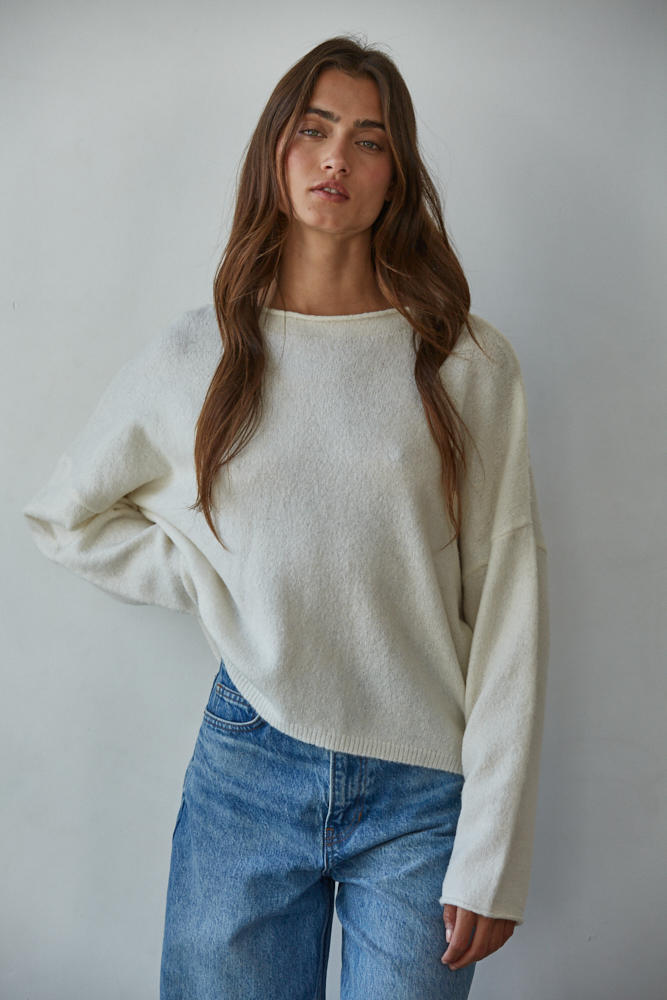 By Together Easy Days Sweater Off White