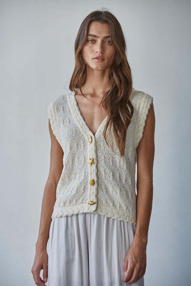 By Together Coastal Charm Sweater Vest