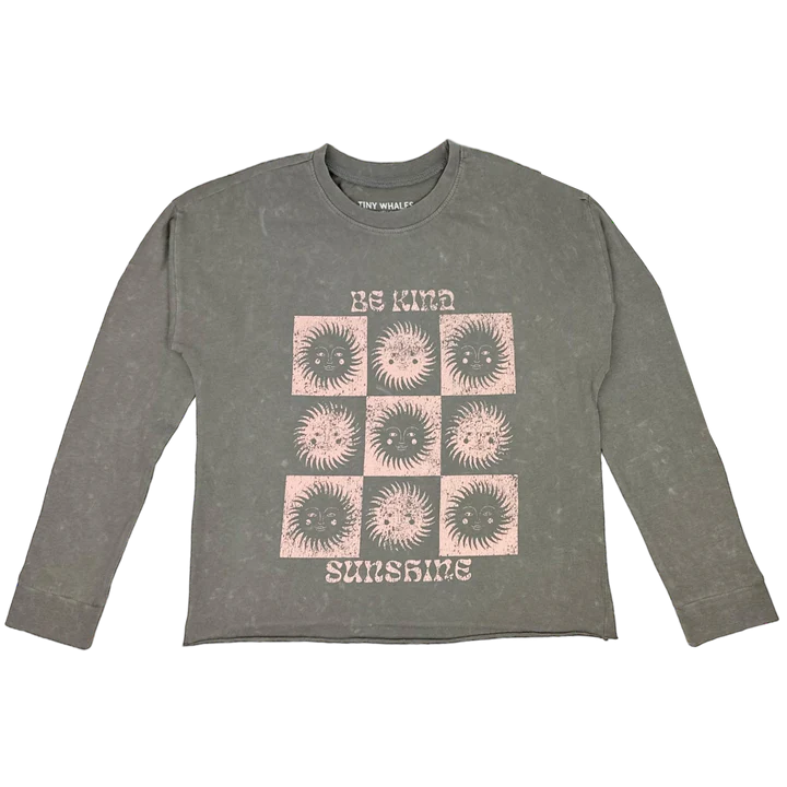 Tiny Whales Be Kind Sunshine L/S Tee