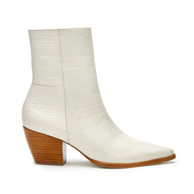Load image into Gallery viewer, Matisse Caty Ankle Boot Bone Croc
