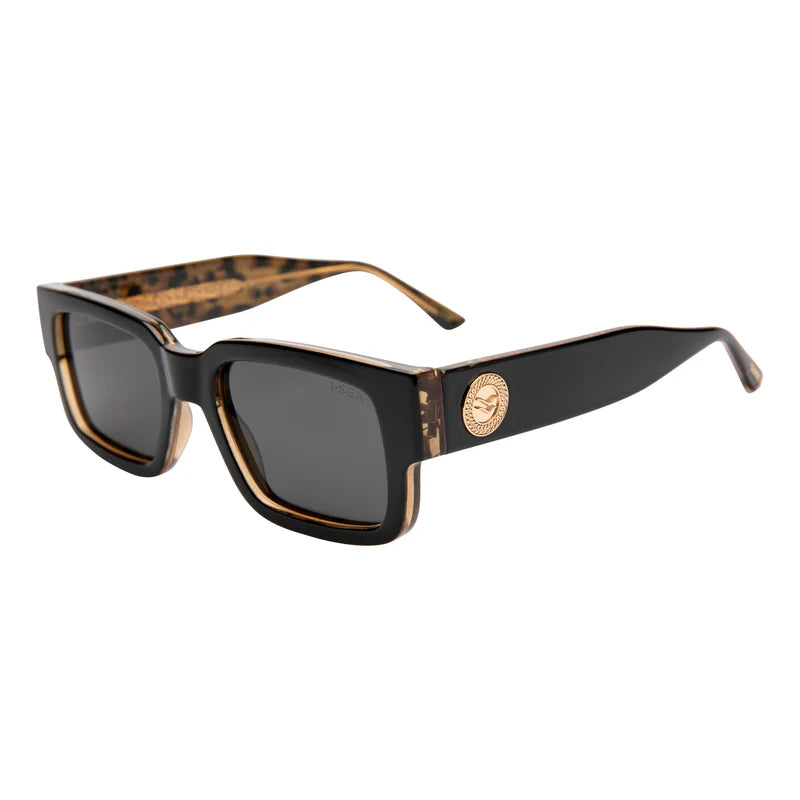 I-SEA Cole Housemand Black Leopard/Smoke Sunnies