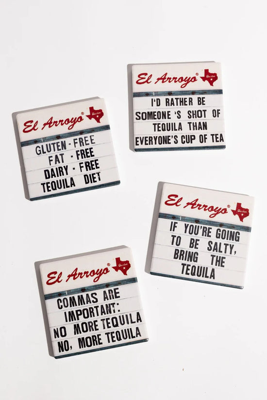 El Arroyo Coaster Set Tequila Diet