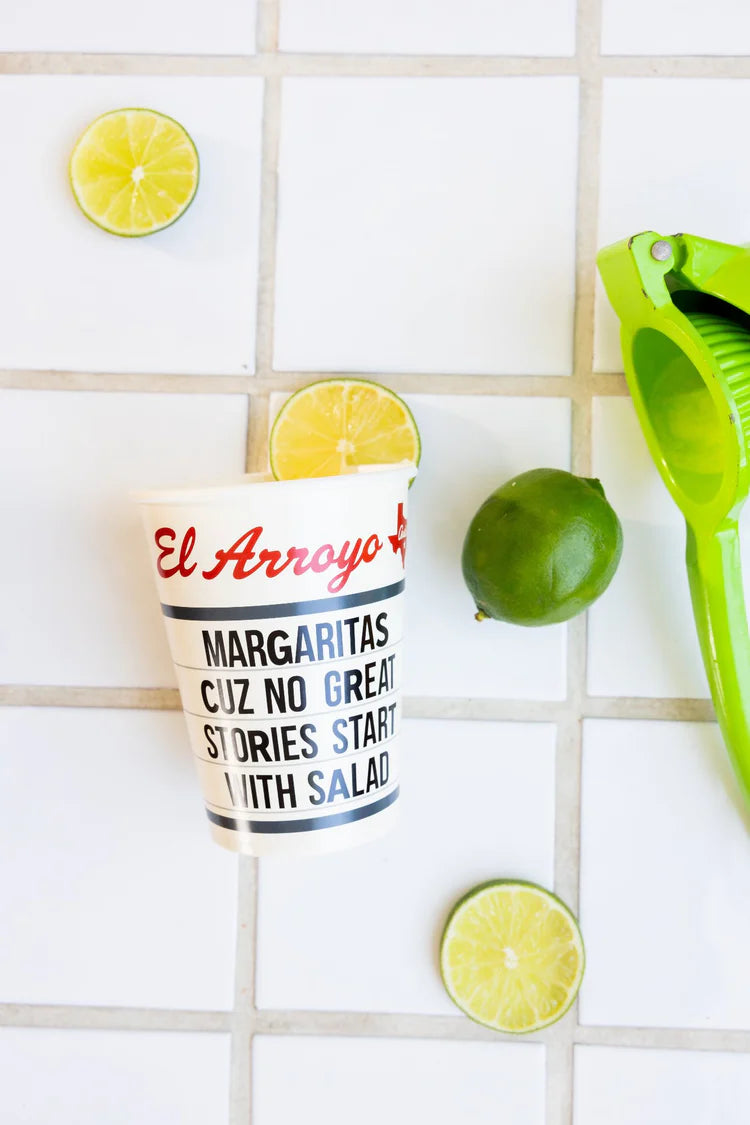 El Arroyo 12 oz Party Cups Salad Story