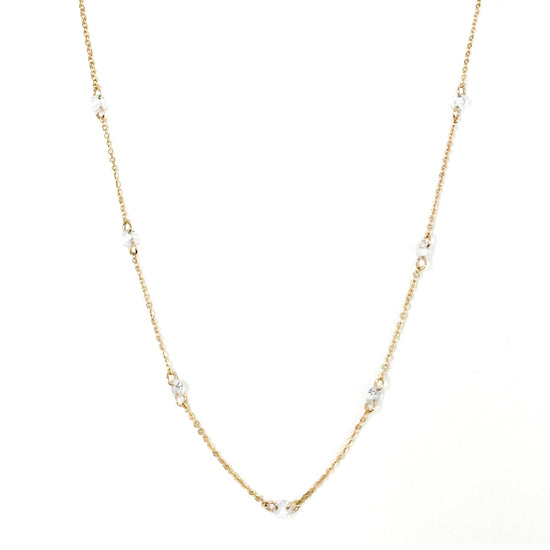 CZ Station Necklace