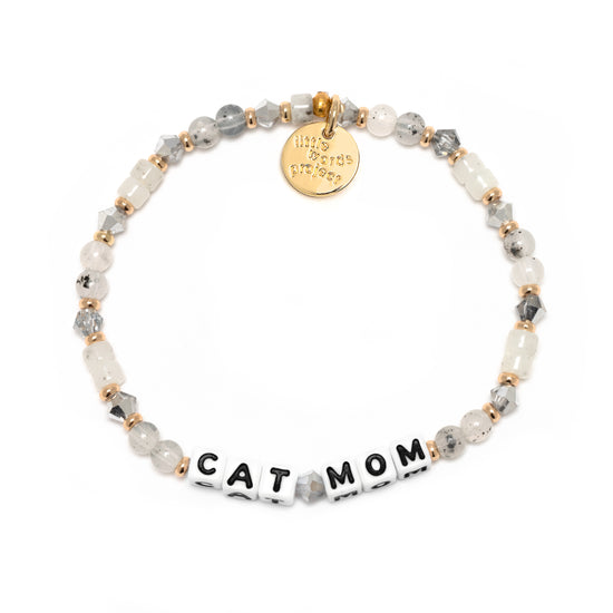 Little Words Project Cat Mom Purr Bracelet
