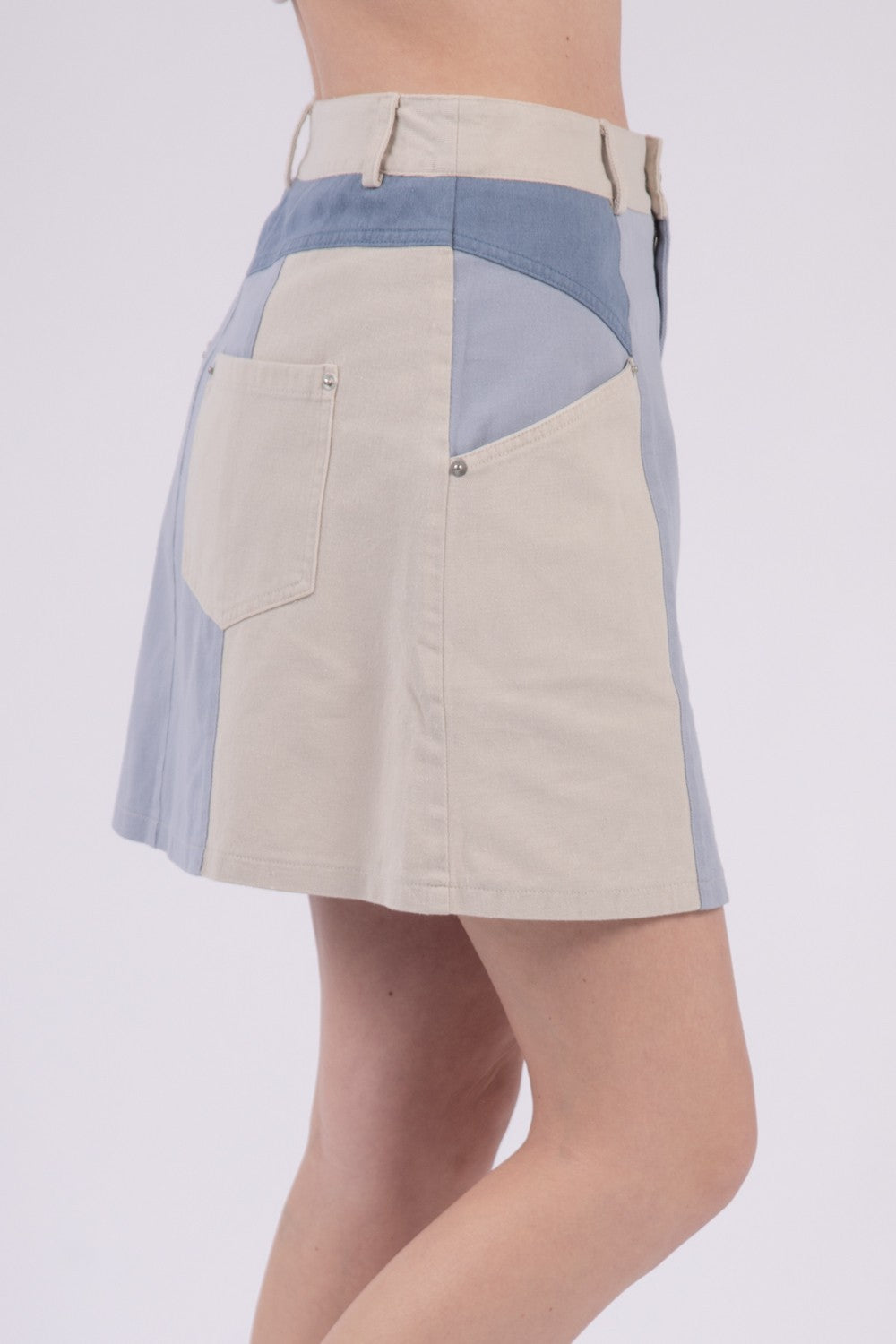 Cici Denim Skirt