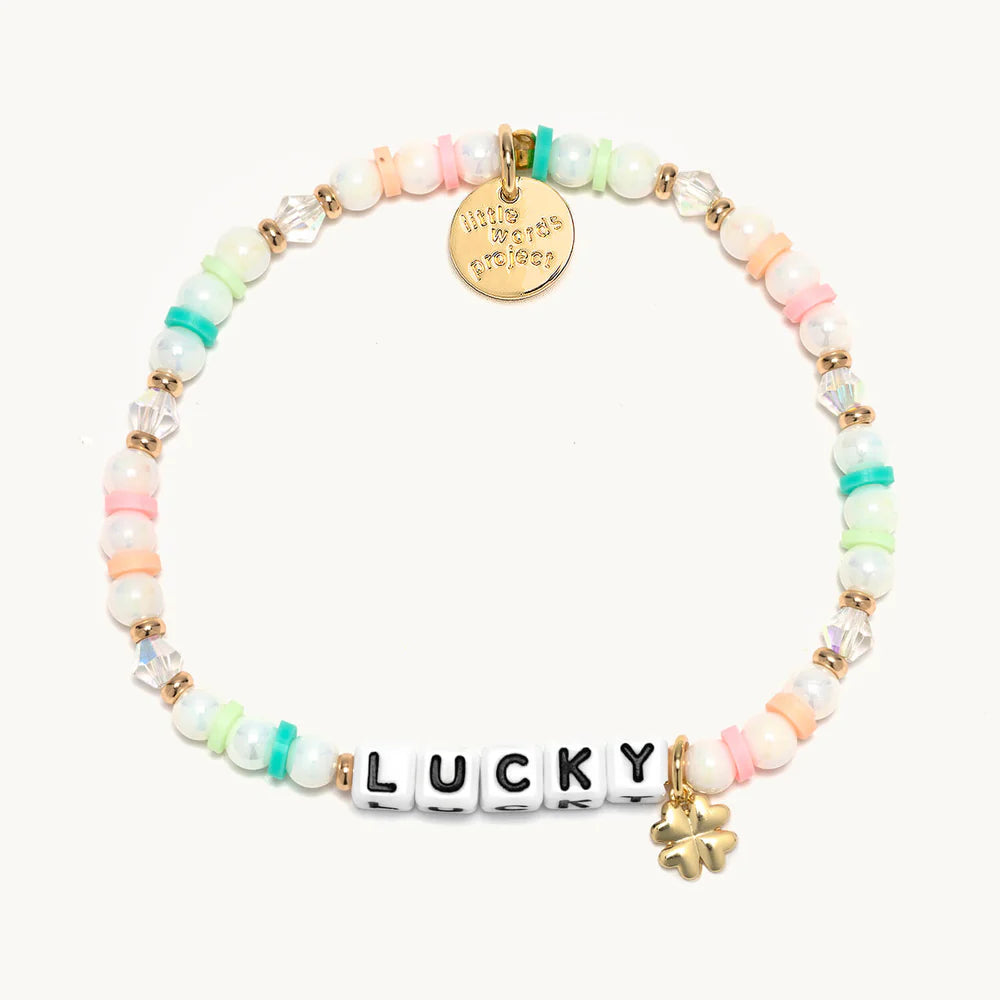 Little Words Project Lucky Be Charmed Bracelet