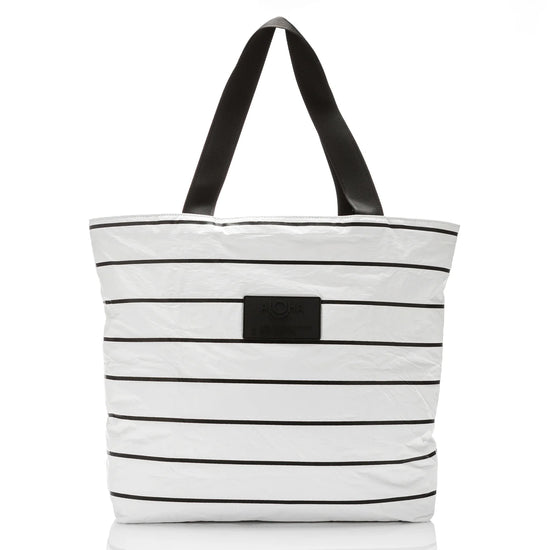 Aloha Collection Day Tripper Pinstripe Black On White