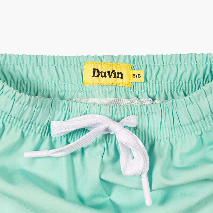 Duvin Kids Teal Palm Swim Short