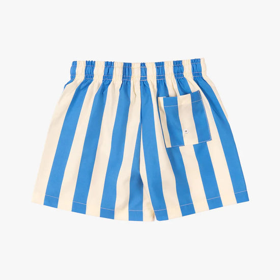 Load image into Gallery viewer, Duvin Blue Traveler Boys Swim Trunks
