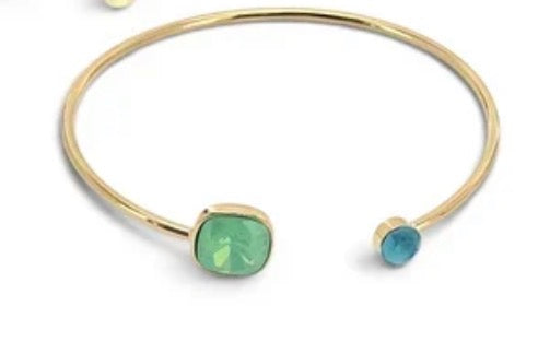 Olivia Water Resistant Bangle Bracelet Lime Green