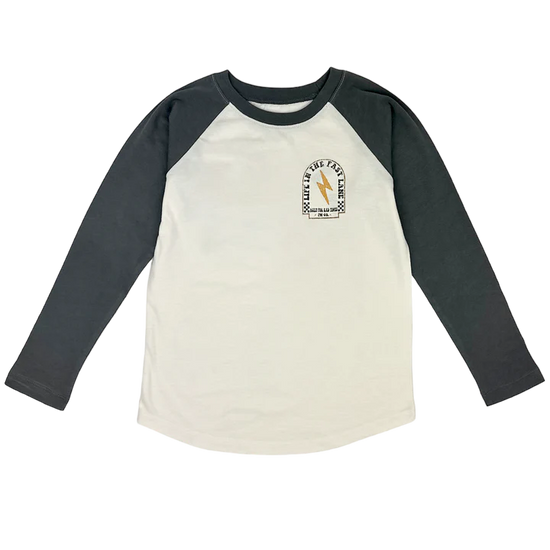 Tiny Whales Fast Lane L/S Raglan Tee