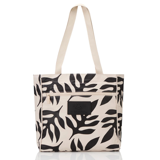 Aloha Collection Go-To Tote Ola Black On Sandstone