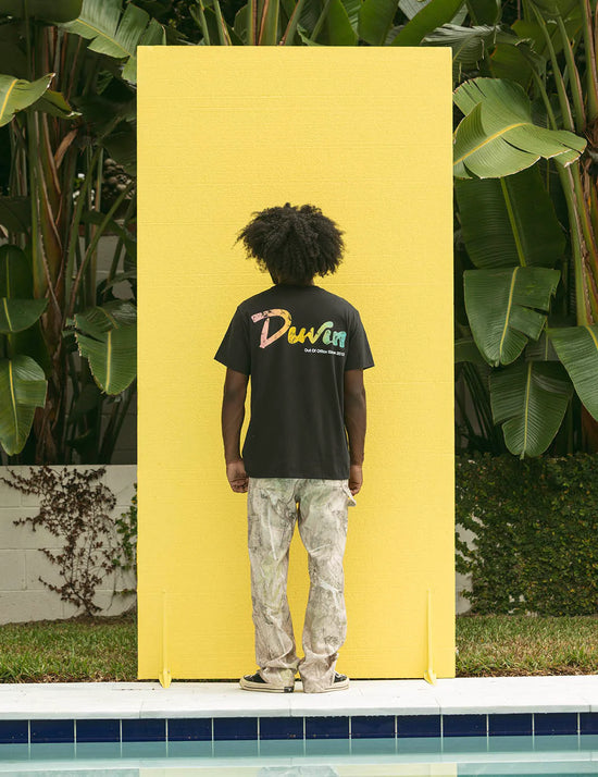 Duvin  Summer 2024 Gradient Tee Black