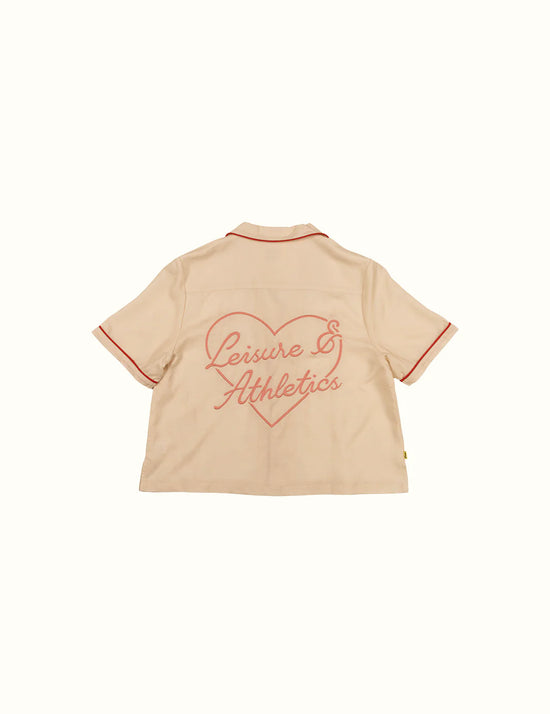 Duvin Womans Heart Crop Buttonup