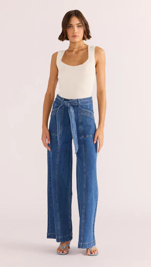 Load image into Gallery viewer, MINKPINK Isla Boucle Tank Ivory
