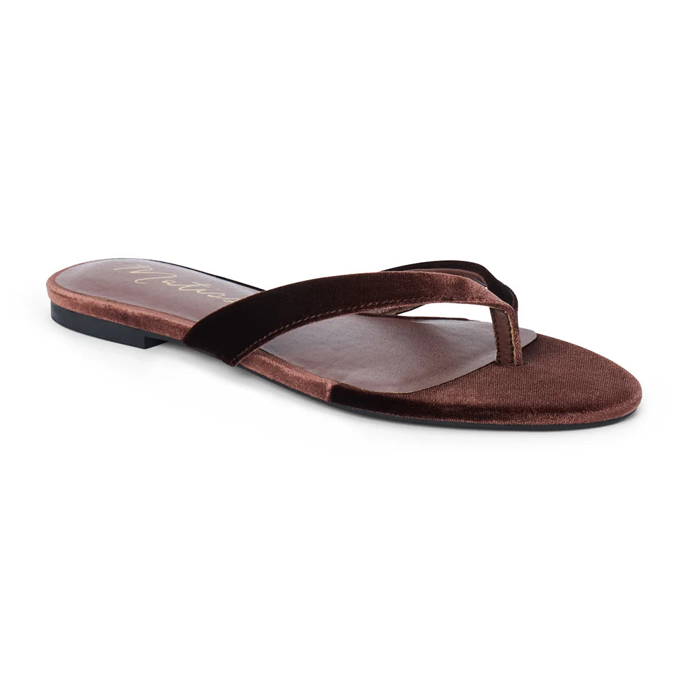 Matisse Jack Chocolate Velvet Sandal