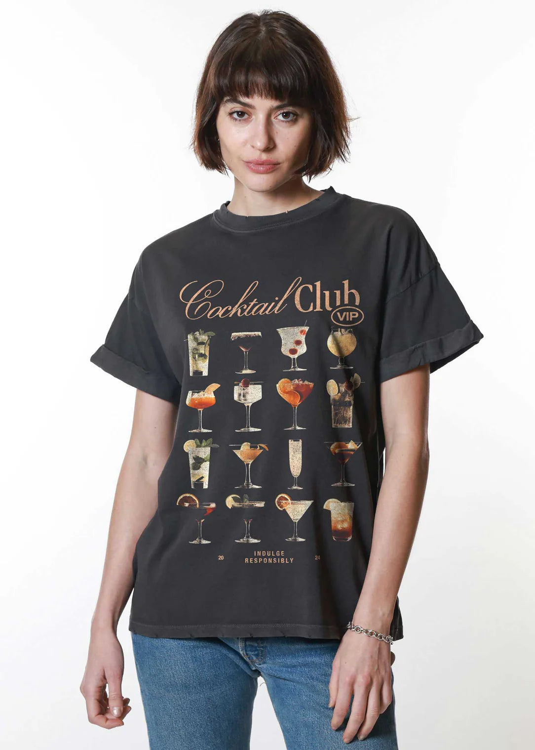 Girl Dangerous Cocktail Club Graphic Tee