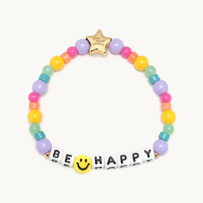 Little Words Project Be Happy Kids Bracelet