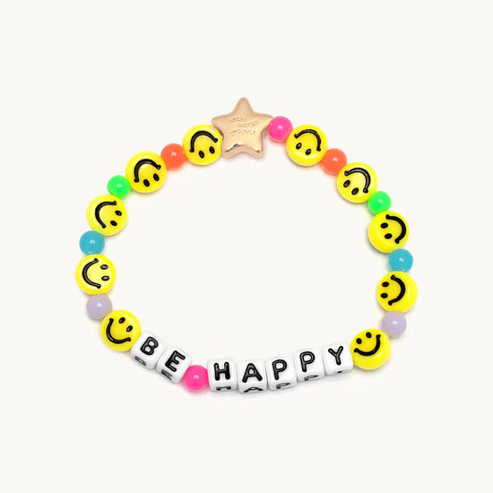 Little Words Project Be Happy Kids Bracelet