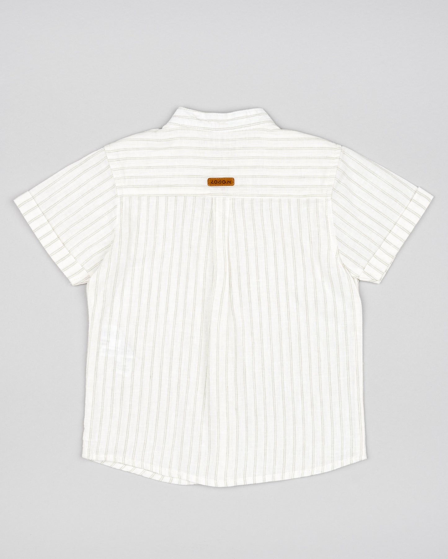 Losan Linen Stripe S/S Buttonup