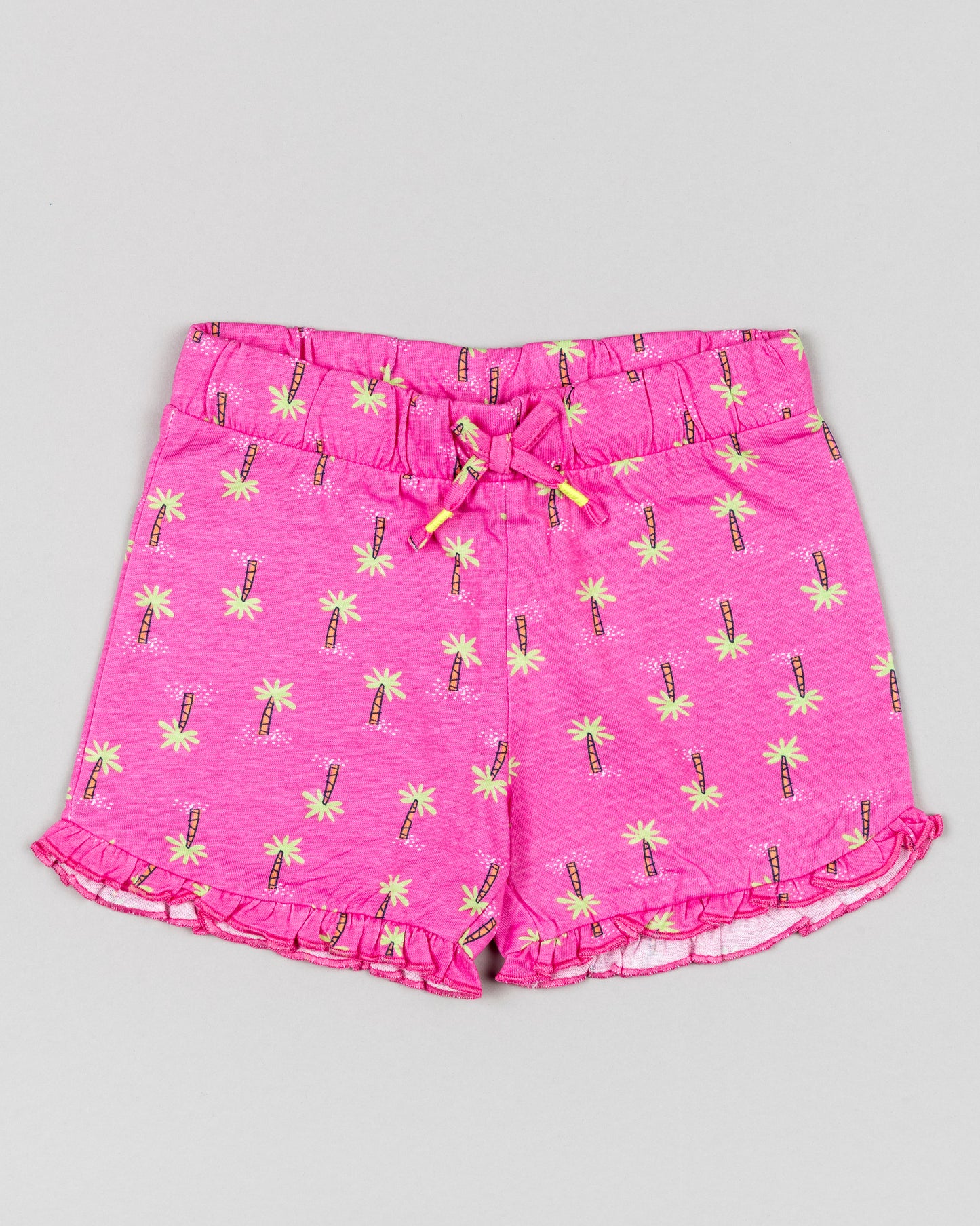Losan Pink Bahamas Ruffle Shorts