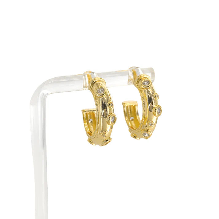 CZ Hoop Earrings