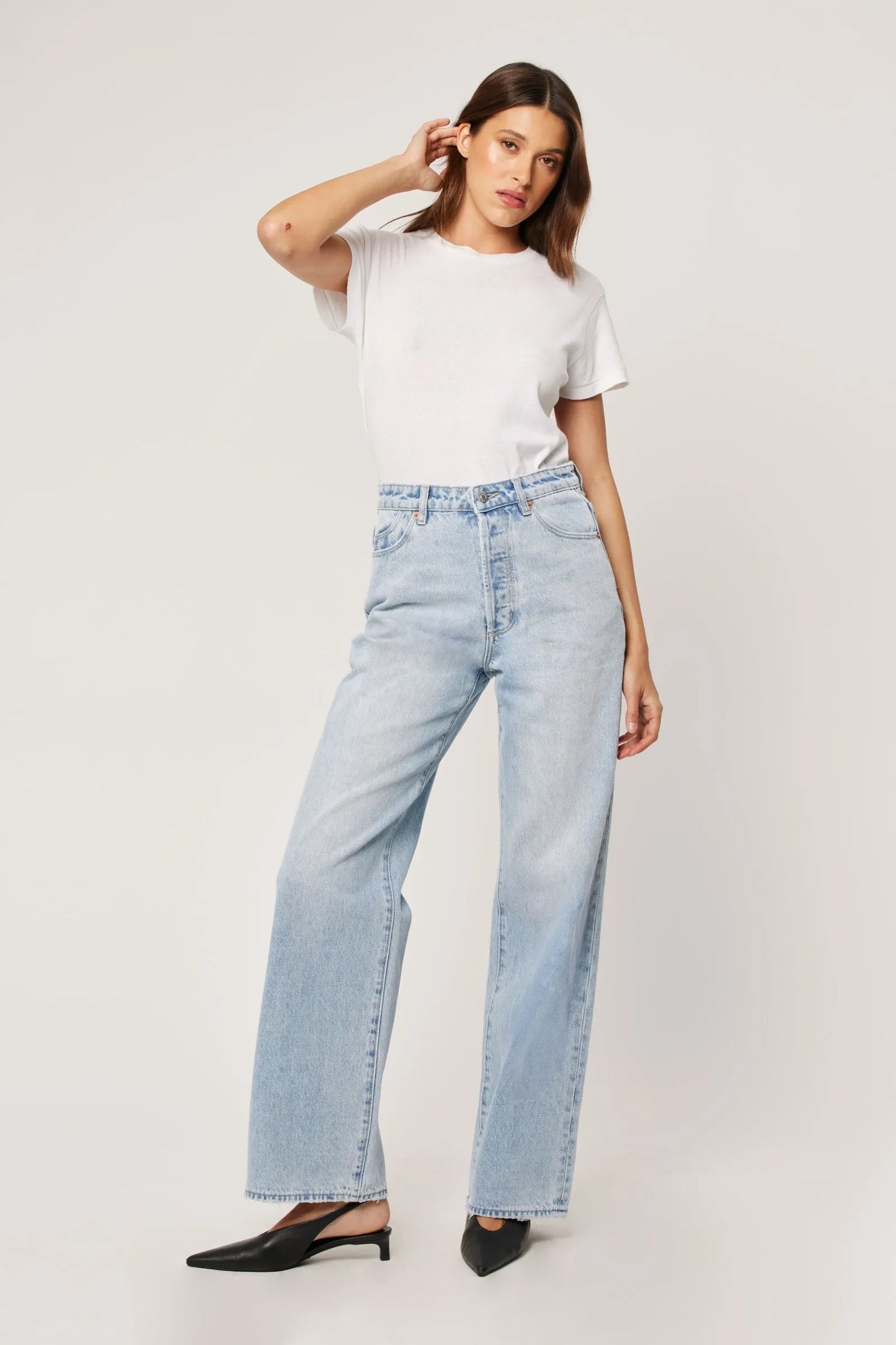 Rolla's Stevie Longbeach Light Vintage Blue Jeans