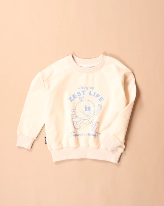 Tiny Tribe Living My Zest Life Sweat Top