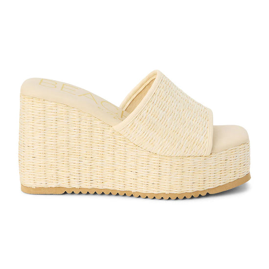 Beach By Matisse Marche Wedge Sandal Ivory
