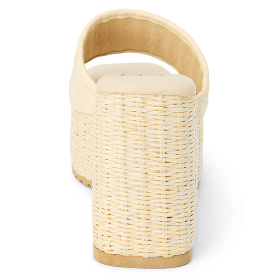 Beach By Matisse Marche Wedge Sandal Ivory