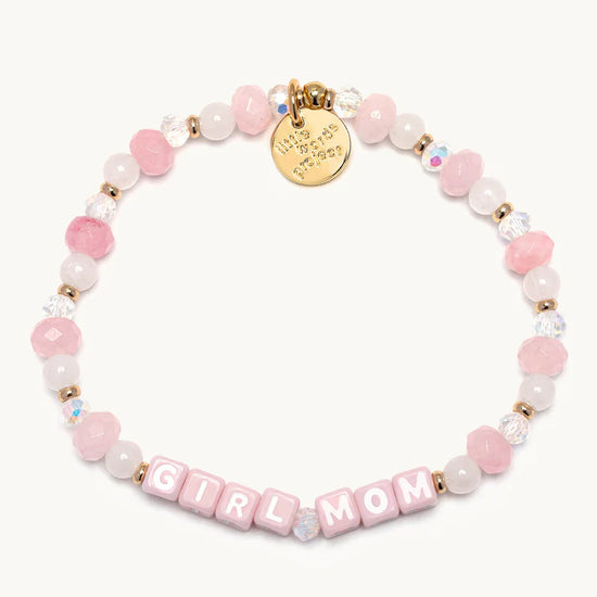 Little Words Project Pink Girl Mom Mothers Day Bracelet