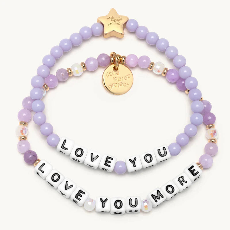 Little Words Project Love You & love You More Family Bracelet