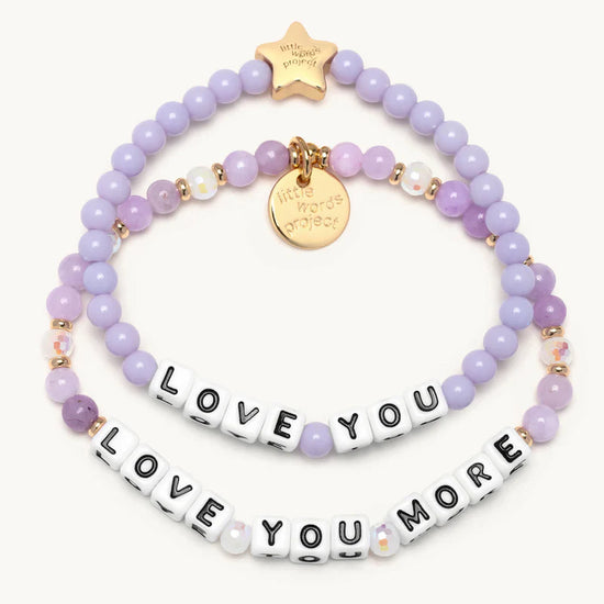 Little Words Project Love You & love You More Family Bracelet