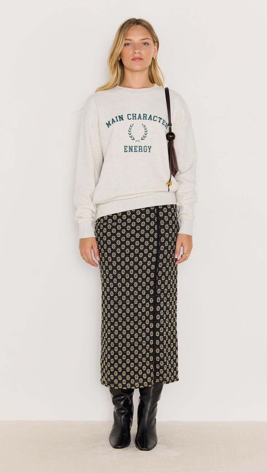 MINKPINK Energy Grey Marle Sweater