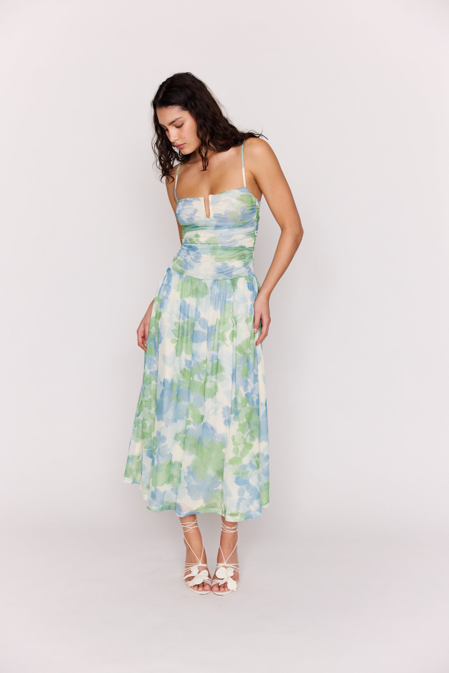 MINKPINK Carrie Watercolor Maxi Dress