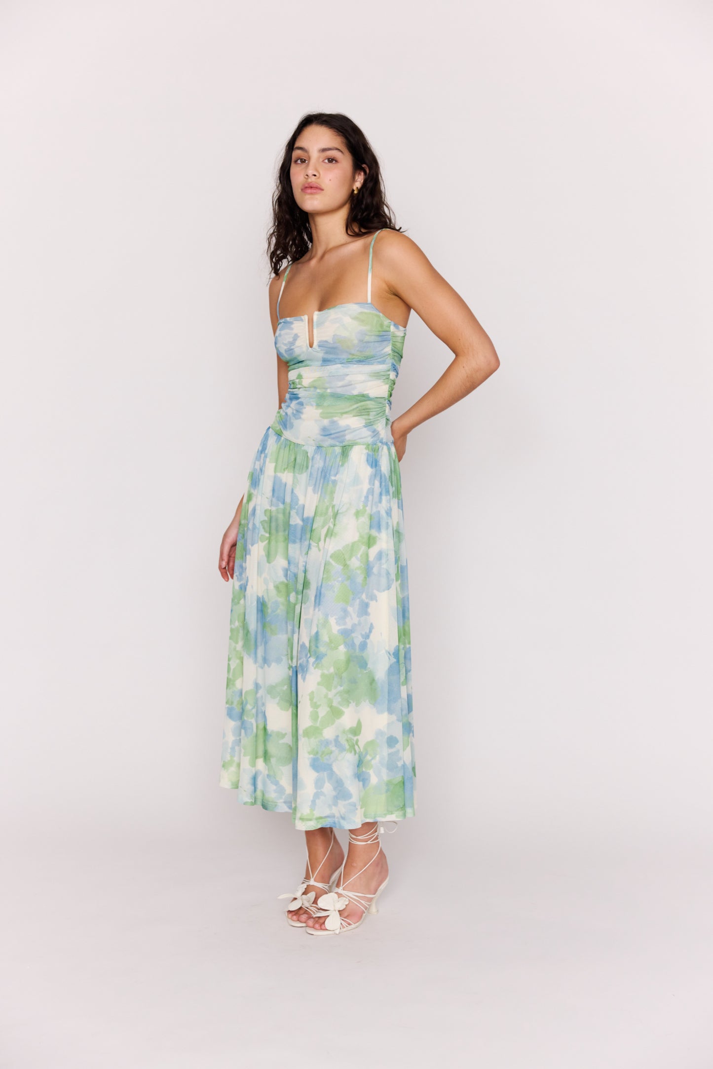 MINKPINK Carrie Watercolor Maxi Dress