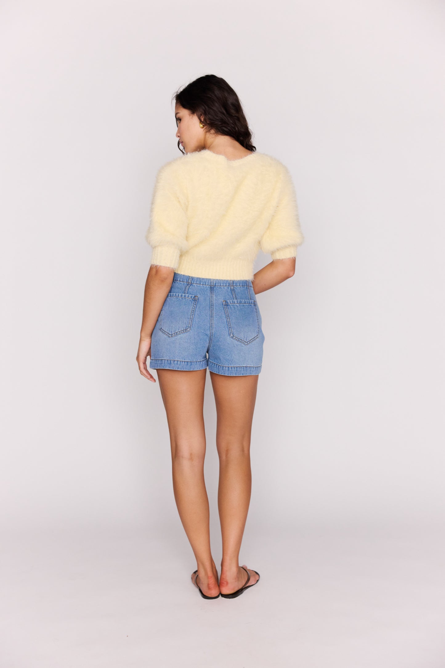 MINKPINK Phoebe HIgh Waisted Denim Shorts