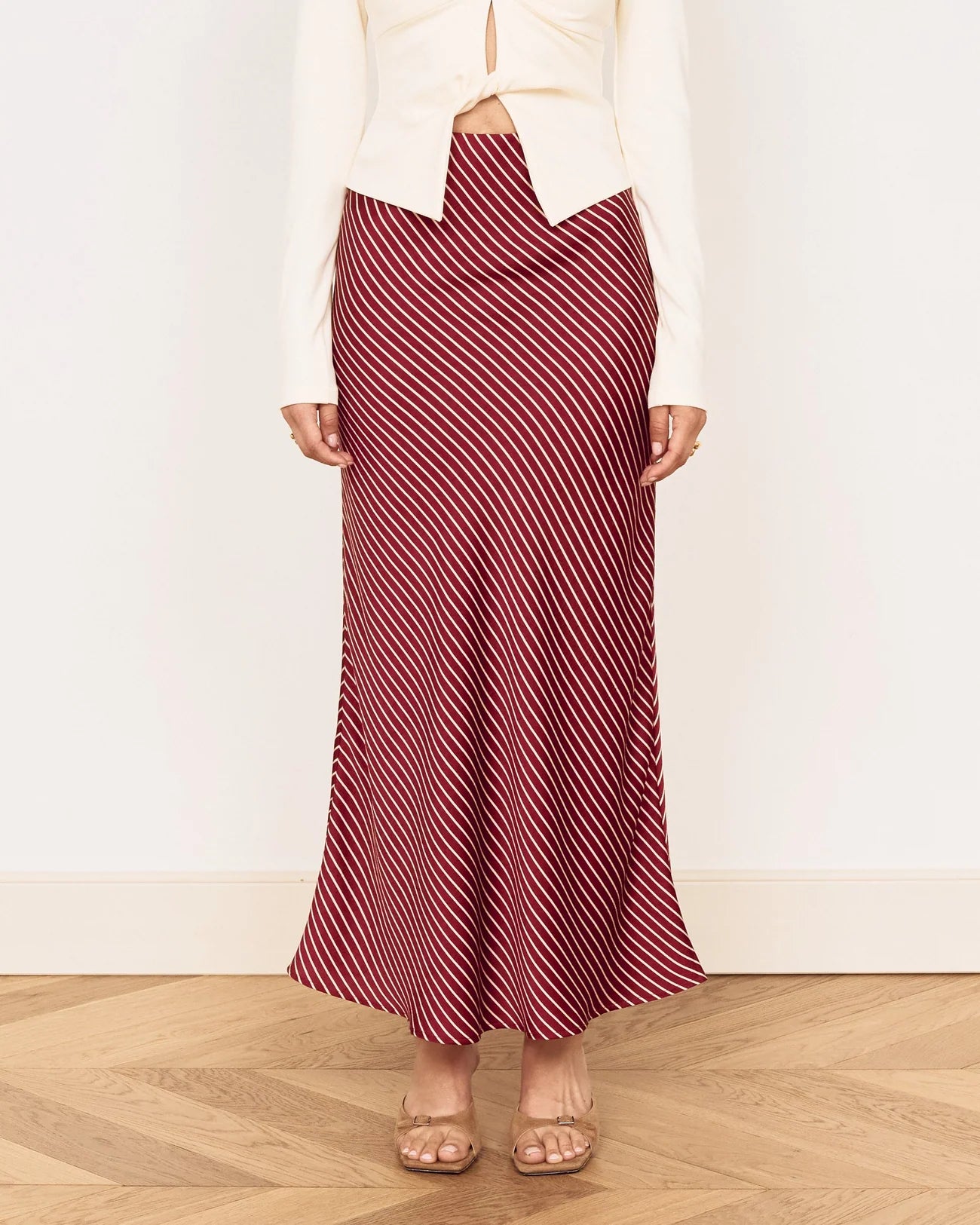 MINKPINK Bleeker Bias Midi Skirt