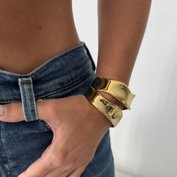 Nikkie Designs Samara Gold Cuff Set