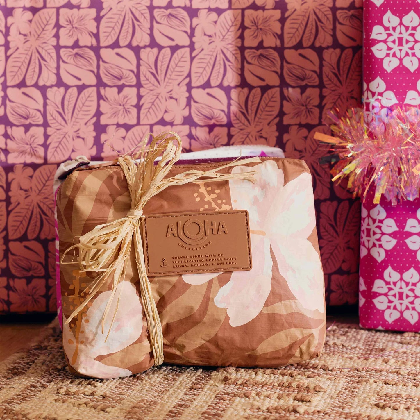 Aloha Collection Adrift Small Pouch Toffee
